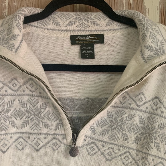 Eddie Bauer winter knit pullover - Picture 3 of 5